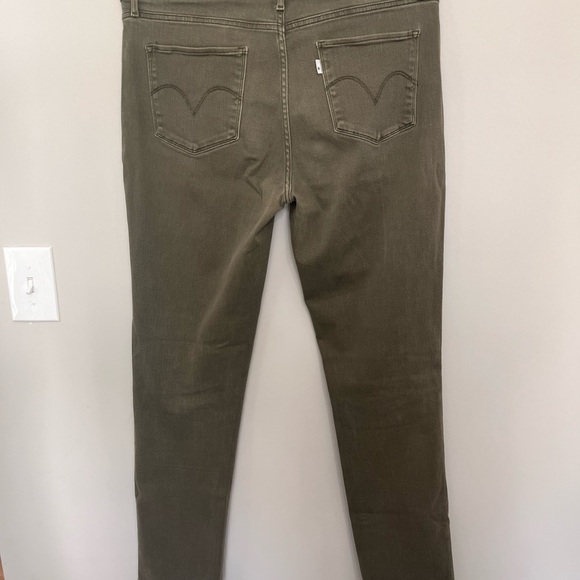 Levi Olive Green Women's Jeans size 32/32 - Picture 3 of 7